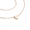Náhrdelník srdce s diamantem 140019-NH01-CV-DIA