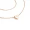 Náhrdelník srdce s diamantem 140019-NH01-CV-DIA