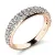 Dámský prsten růžové zlato 585/1000 přírodní diamant G/SI 140005-CV-DIA