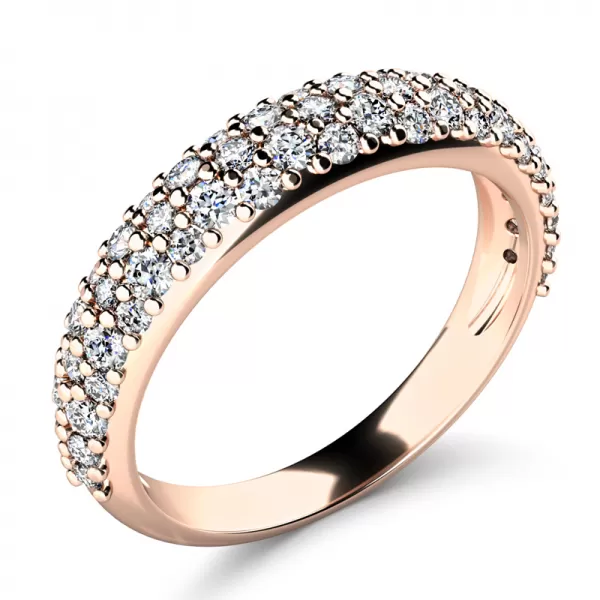 Prsten s diamantem 140005-CV-DIA