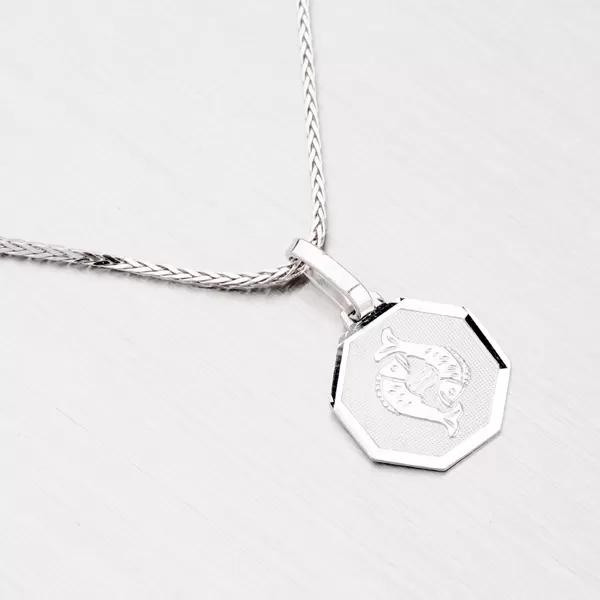 Stříbrný přívěsek - Ryby M5056-02