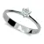 Dámský prsten bílé zlato 585/1000 s přírodním diamantem 0.200 ct G, Si, DF-1953-B-DIA