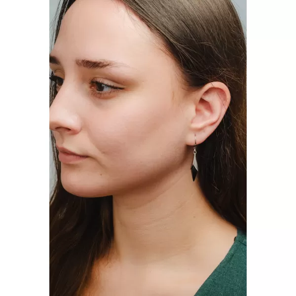 Dámské náušnice stříbro 925 onyxem PKL-2272