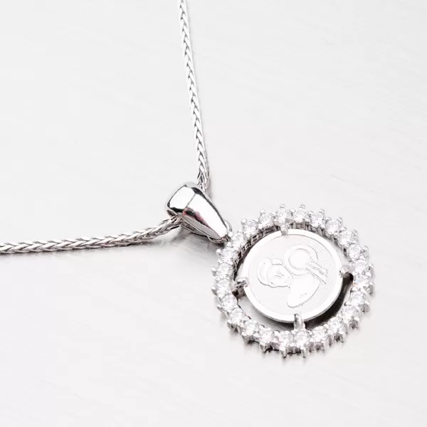 Dámský přívěsek stříbro 925 zirkony - Vodnář MPNZ5057ZSM-01