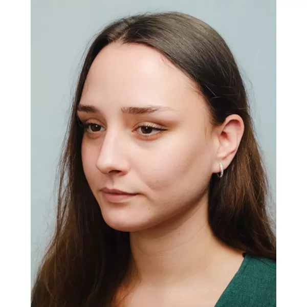 Dámské náušnice stříbro 925 zirkon kruhy PKL-2277