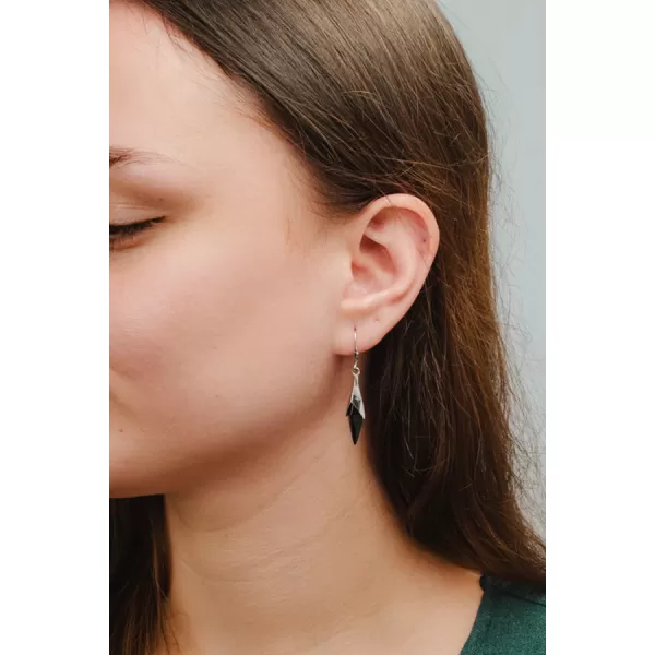 Dámské náušnice stříbro 925 onyxem PKL-2272