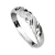 Dámský prsten bílé zlato 585/1000 přírodní diamant 0.017 ct G/SI DF1207