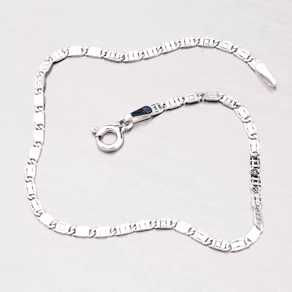 Řetízek ze stříbra s gravírováním SLMCD201-1SD-040-Rh