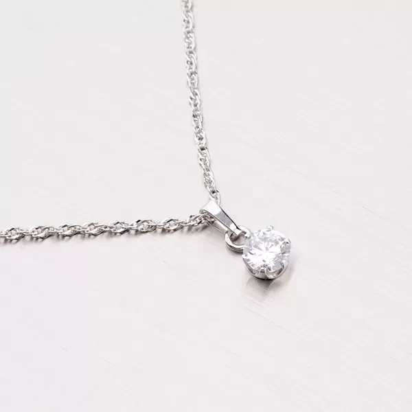 Zlatý přívěsek se zirkonem 357P-130087