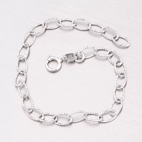 Stříbrný řetízek s gravírováním ODT2-075R-Rh