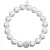 Perlový náramek bílý s krystaly Swarovski 33074.1