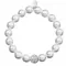 Perlový náramek bílý s krystaly Swarovski 33074.1