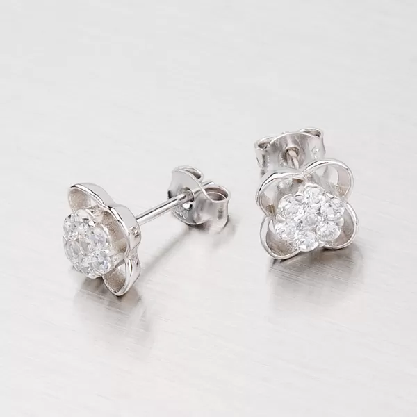 Dámské náušnice stříbro 925 zirkon EXX07140100