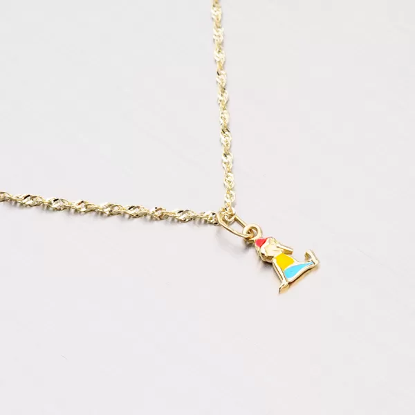 Přívěsek žluté zlato 585 - panáček 182-0097