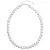 Perlový náhrdelník bílý s krystaly Swarovski 32011.1