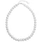 Perlový náhrdelník bílý s krystaly Swarovski 32011.1