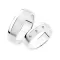 Snubní prsteny stříbro 925 zirkon 0.090 ct SP-235-Ag