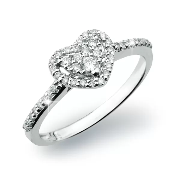 Romantický prsten s diamanty GKW54681