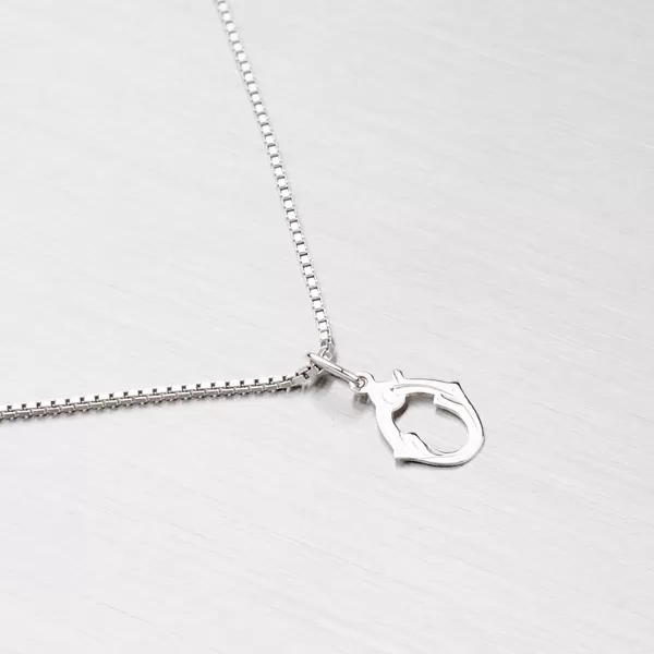 Přívěsek bílé zlato 585 - písmeno 2-4003-O