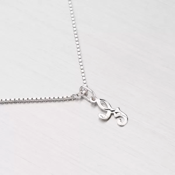 Přívěsek bílé zlato 585 - písmeno 2-4003-S