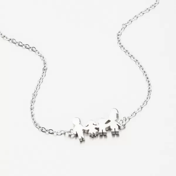 Stříbrný náramek rodina BST-14622