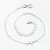 Dámský náramek stříbro 925 zirkon křížkem BST-14406-01