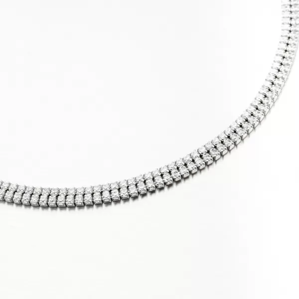 Stříbrný náramek se zirkony BST-14520