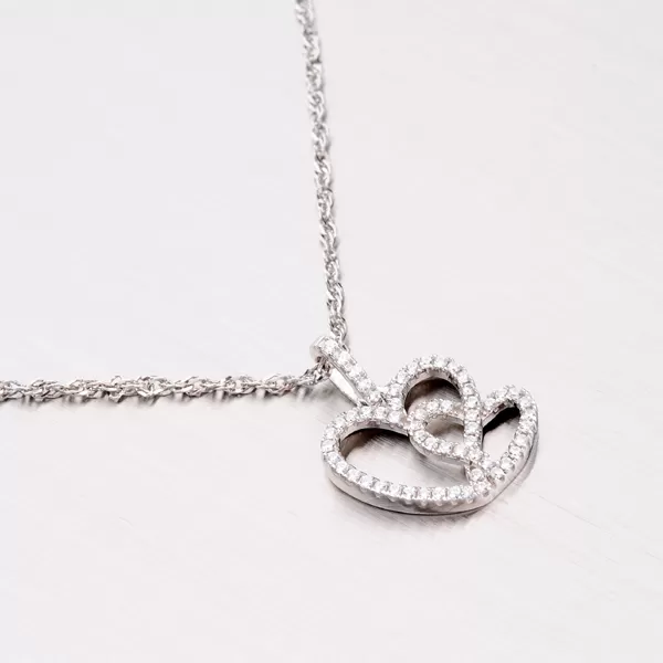 Dámský přívěsek stříbro 925 zirkon srdce PXX16150008