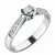 Dámský prsten bílé zlato 585/1000 přírodní diamant 0.273 ct G/SI 10755D