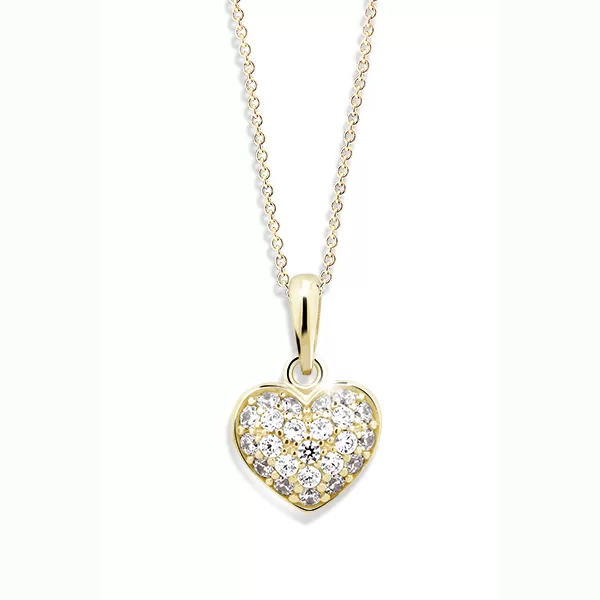 Srdce se zirkony DZ2409Y