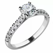 Dámský prsten s diamanty 10759D