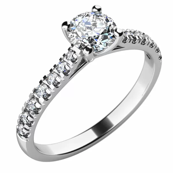 Dámský prsten s diamanty 10759D