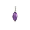 Prsten s ametystem a diamanty GKW48529AME