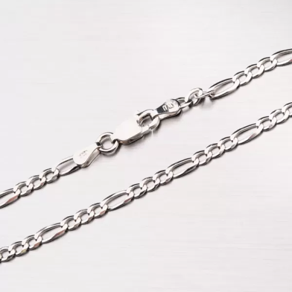 Náramek stříbro 925 Figaro 3+1 CHRS-073-080-FLAT