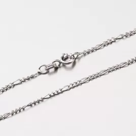 Stříbrný řetízek Figaro 3+1 CHRS-073-040-RH