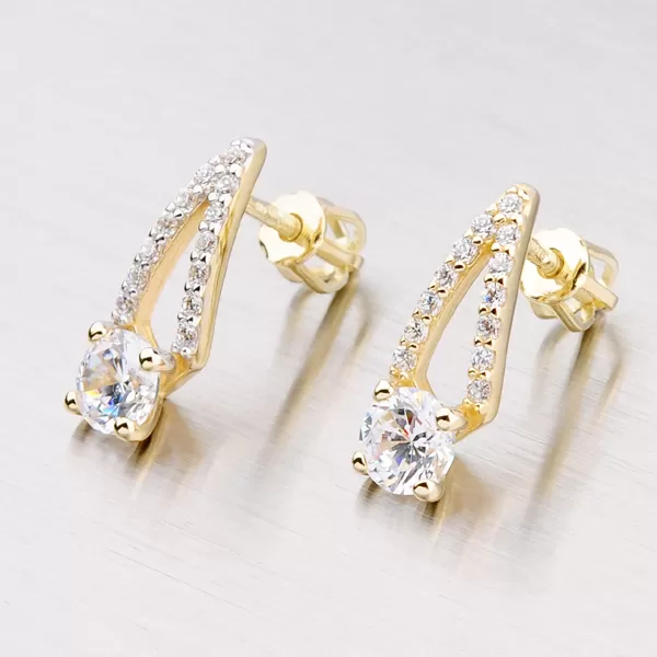 Zlaté visací náušnice GZ2540Z