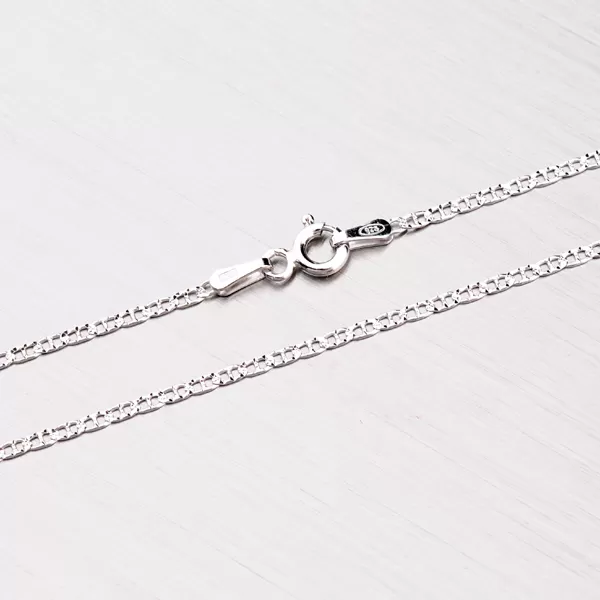 Gravírovaný stříbrný řetízek CHRS-10-040-PAVE2L