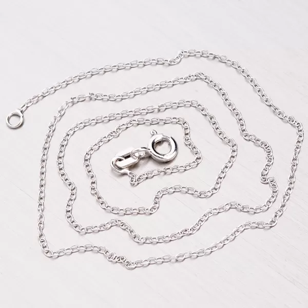 Řetízek Anker z rhodiovaného stříbra CHRS-19-020