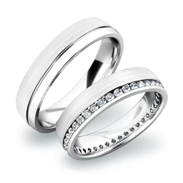 Snubní prsteny žluté zlato 585 zirkon 0.480 ct G/SI SP-61035Z