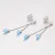 Dámské náušnice stříbro 925 krystaly visací M6015SW-Blue