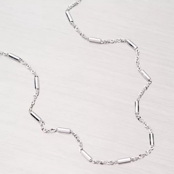 Zlatý náramek Anker z bílého zlata 44-1505