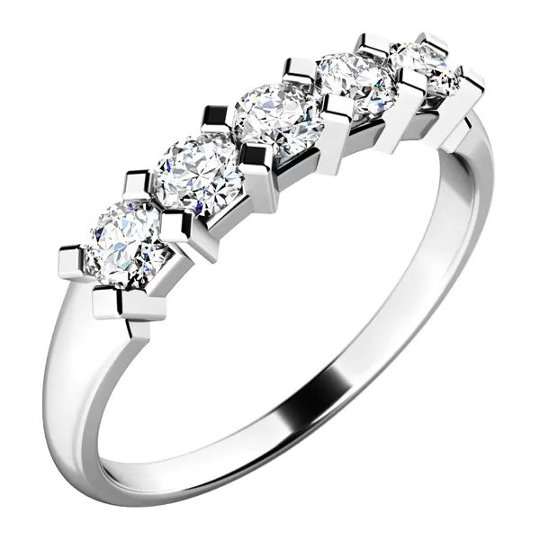Dámský prsten s diamanty 10774D