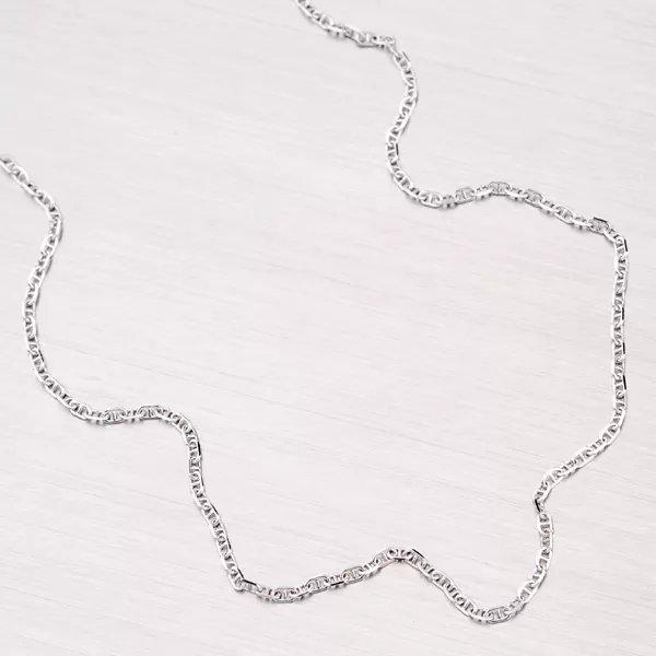 Řetízek Anker z bílého zlata 45-1318