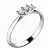 Zásnubní prsten bílé zlato 585/1000 přírodní diamant 0.105 ct G/SI ZP-10781D