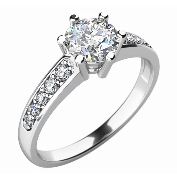 Zásnubní prsten s diamanty ZP-10747D