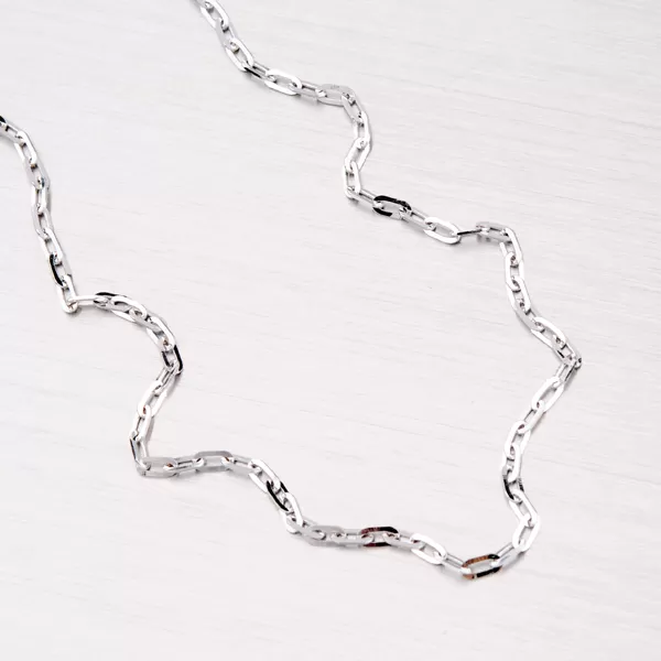 Řetízek z bílého zlata Anker 45-1571