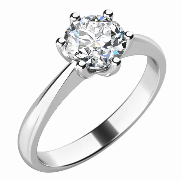 Zásnubní prsten s diamantem ZP-10736-DIA