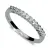 Dámský prsten bílé zlato 585/1000 přírodní diamant 0.384 ct G/SI DF1971