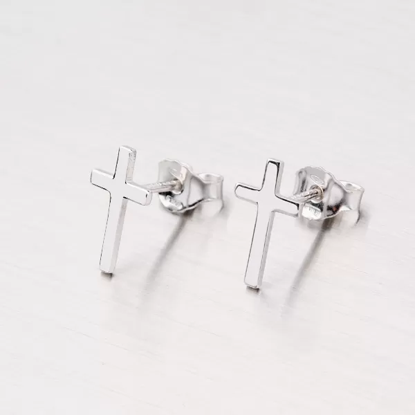 Stříbrné náušnice pecky M6081V