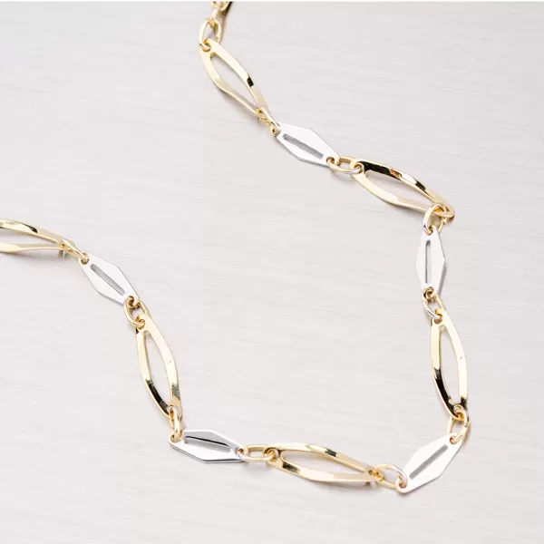 Dámský náramek zlato mix 585 44-1503